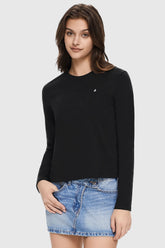 Long Sleeve Crop T-Shirt