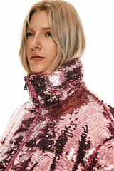 Disco Sequin Down Jacket