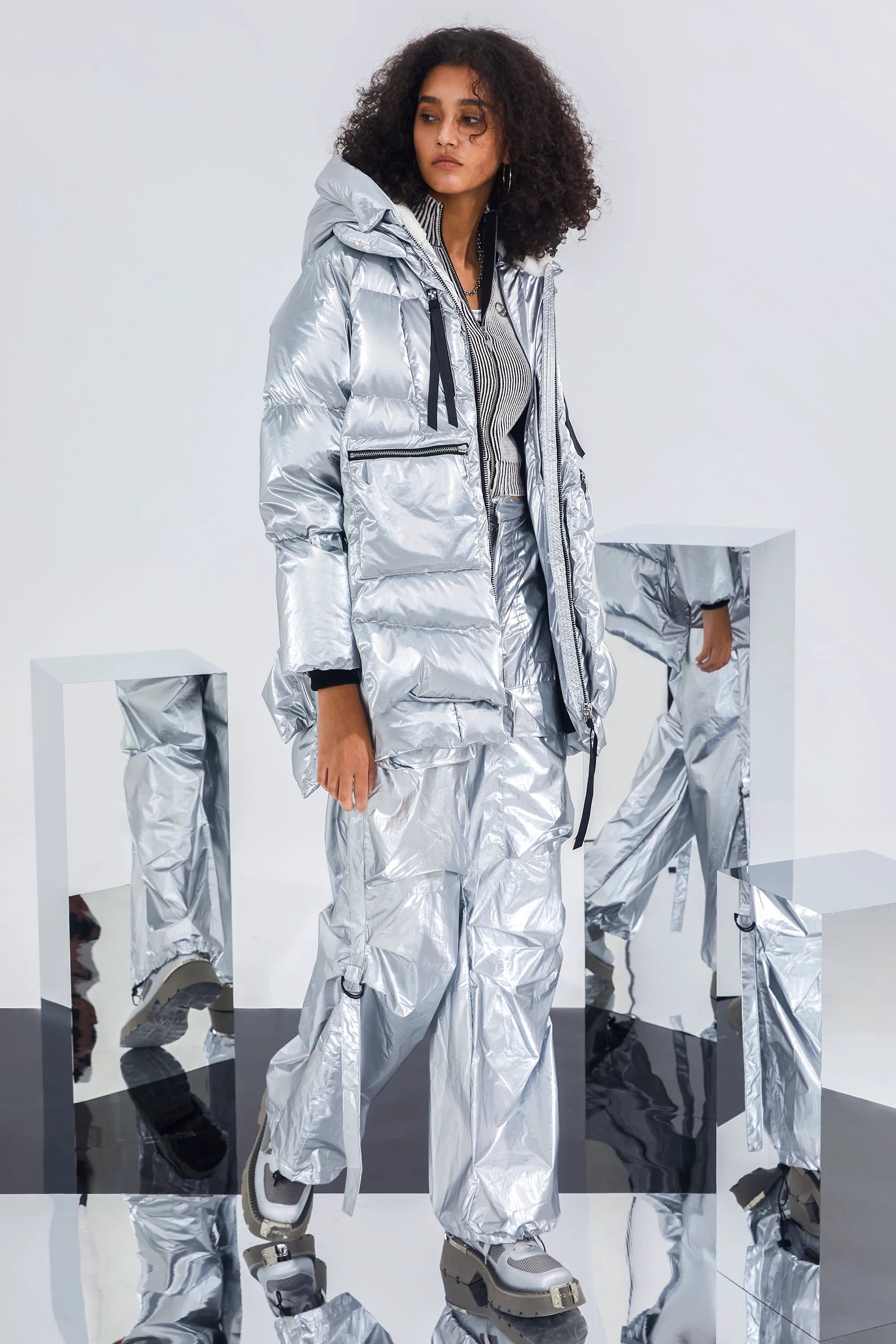 Metallic Silver