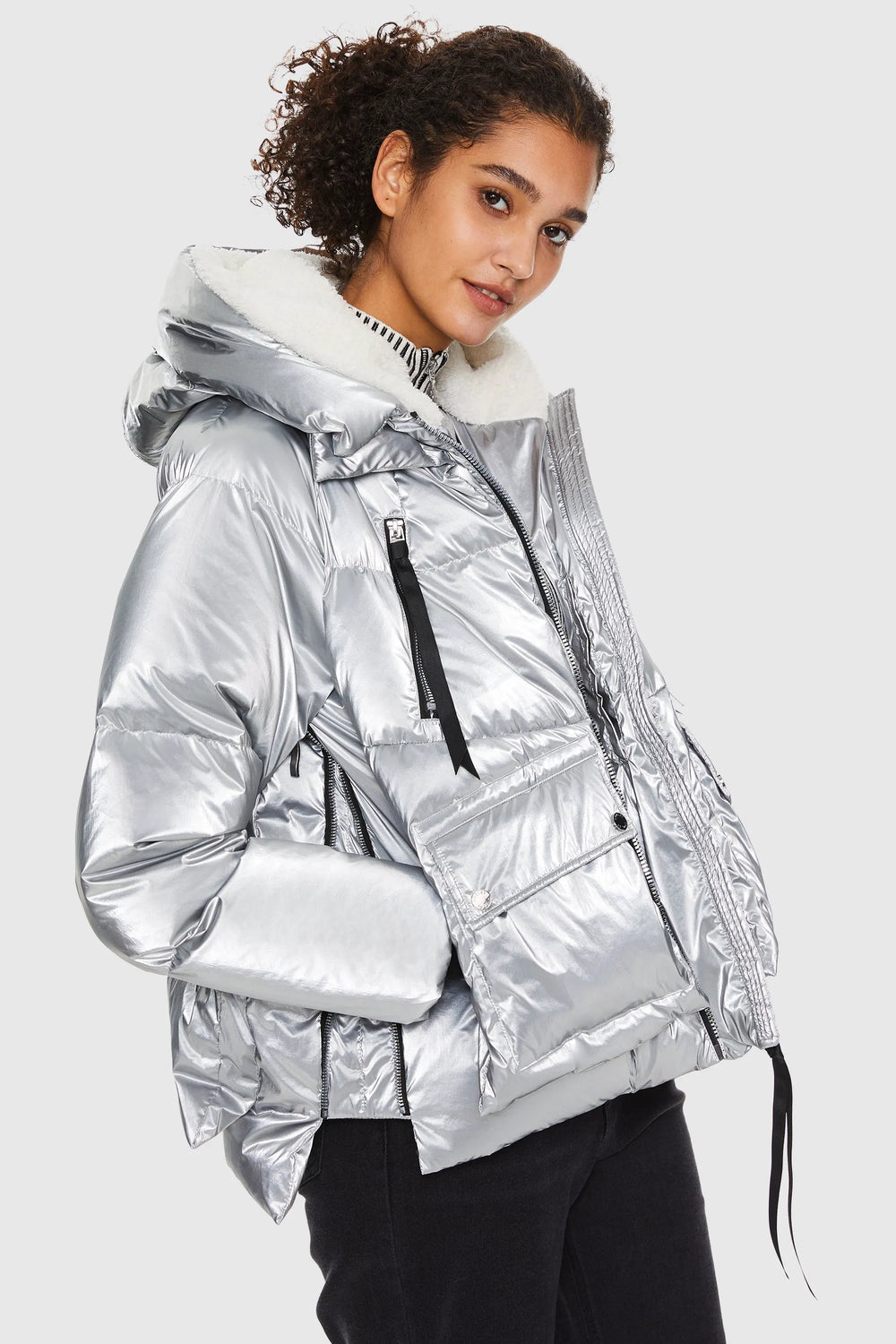Metallic Silver