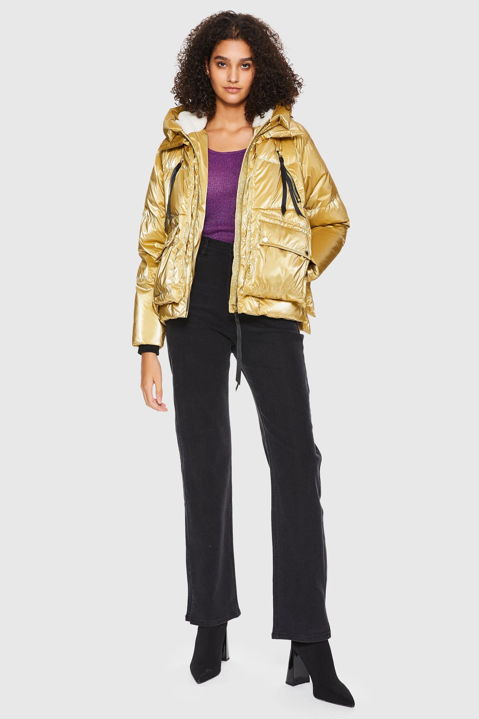 092 Universe® Cropped Crome Down Jacket – Official Website