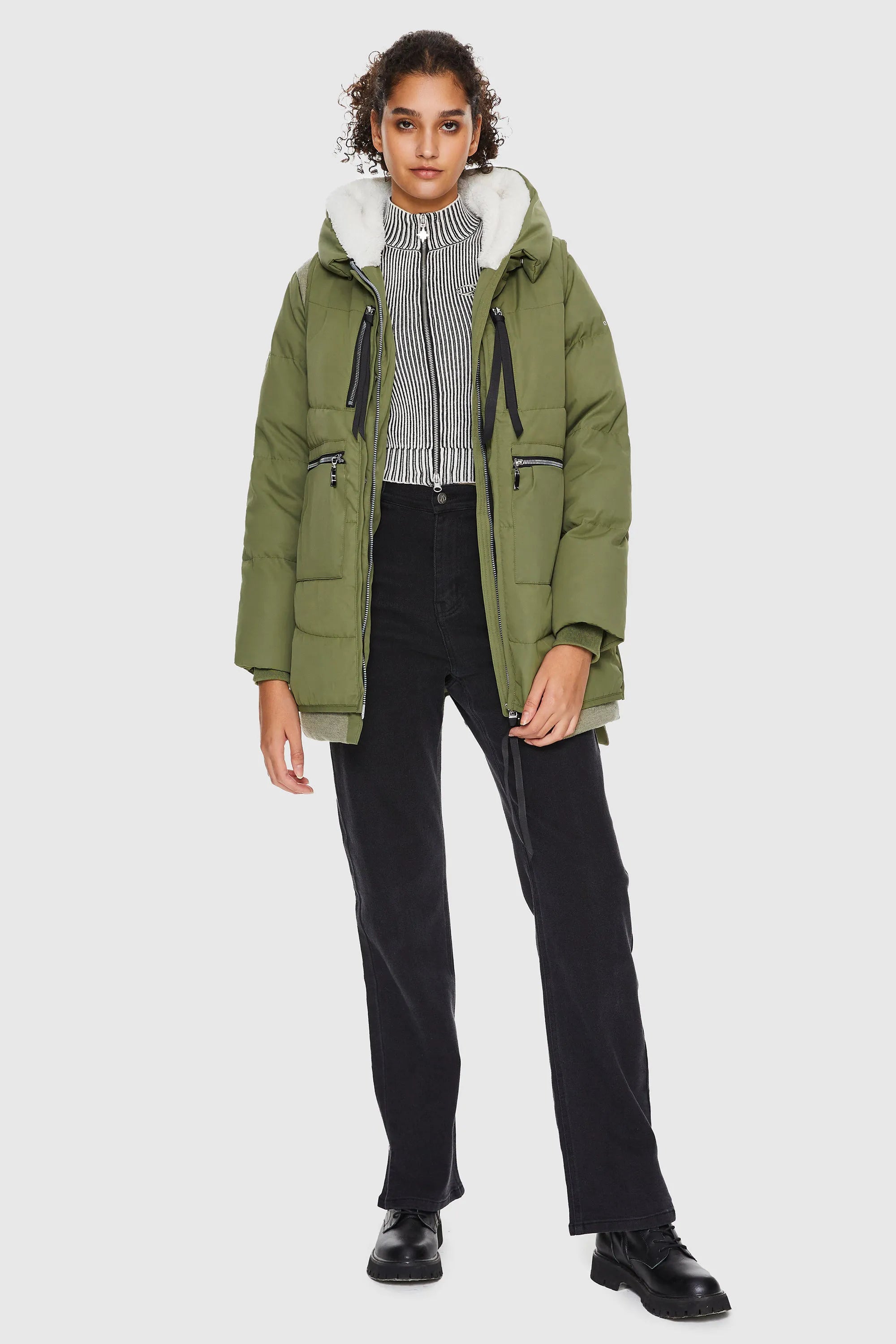 092 Universe® Thickened Puffer Down Jacket with Detachable Vest – Official Site