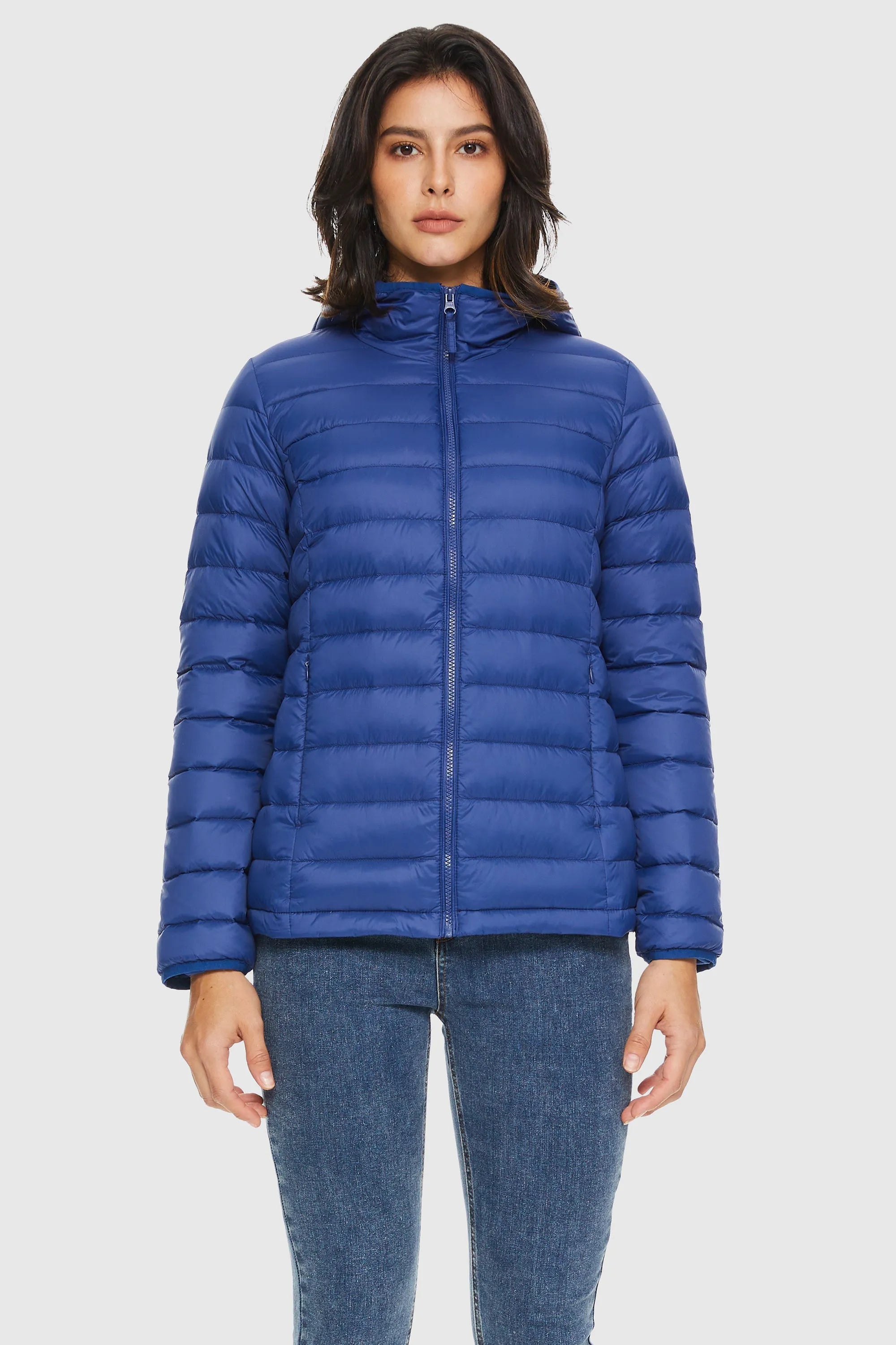 Lightweight Packable Hooded Down Jacket