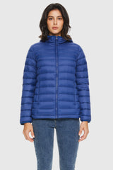 Lightweight Packable Hooded Down Jacket