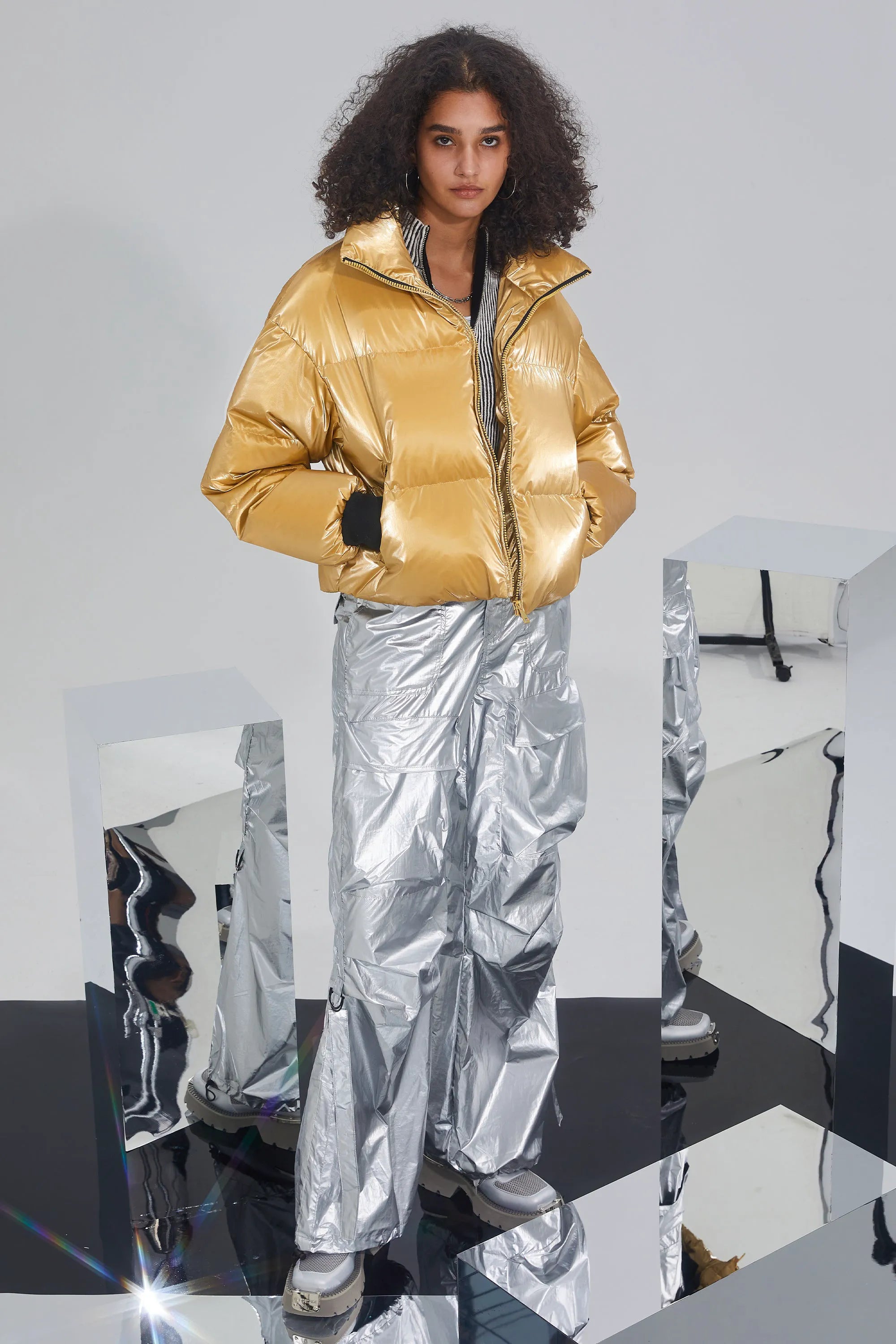 Metallic Silver