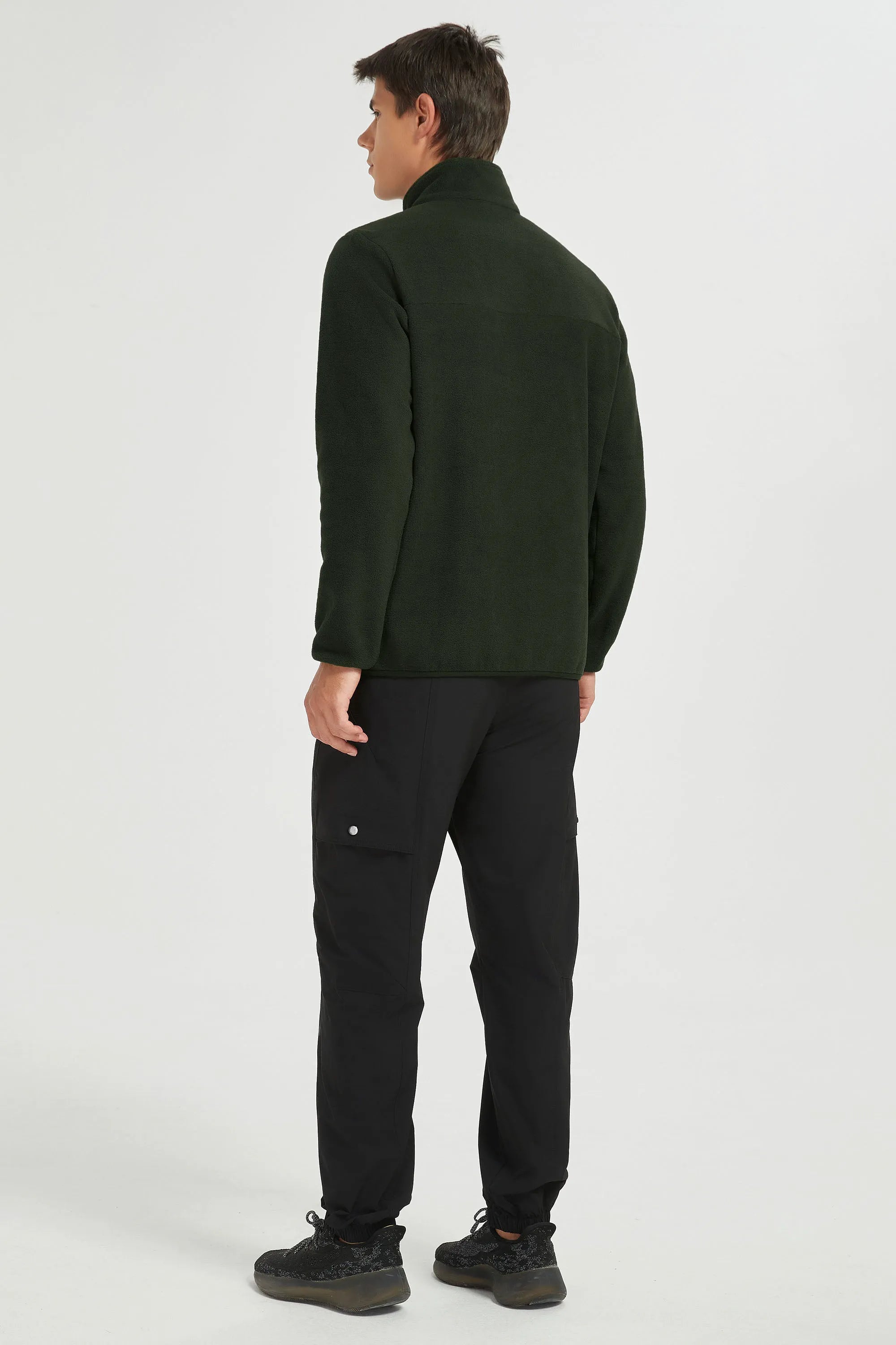 Quarter Zip Fleece Pullover Sweatshirt