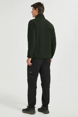 Quarter Zip Fleece Pullover Sweatshirt