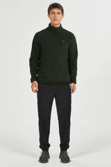 Quarter Zip Fleece Pullover Sweatshirt
